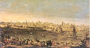 Mazo, Juan Bautista View of the City of Zaragoza oil painting picture wholesale